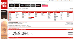 Desktop Screenshot of dafont.com
